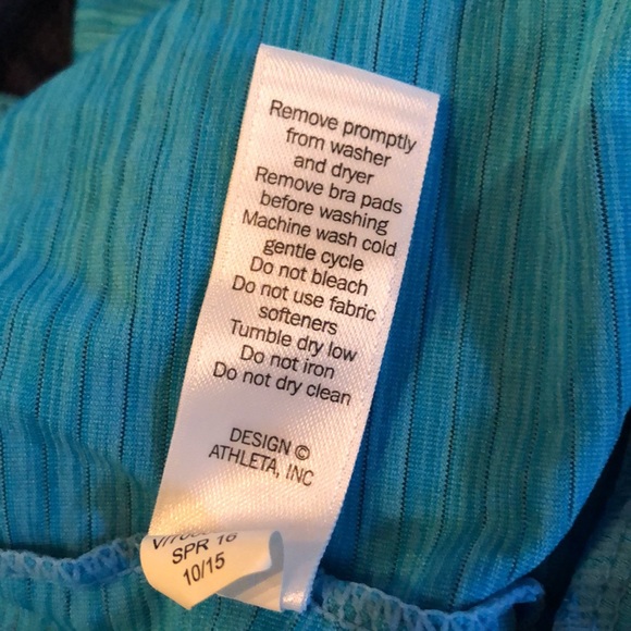 Athleta cross back removable padded bra insert with attached athletic tank top - Picture 11 of 12